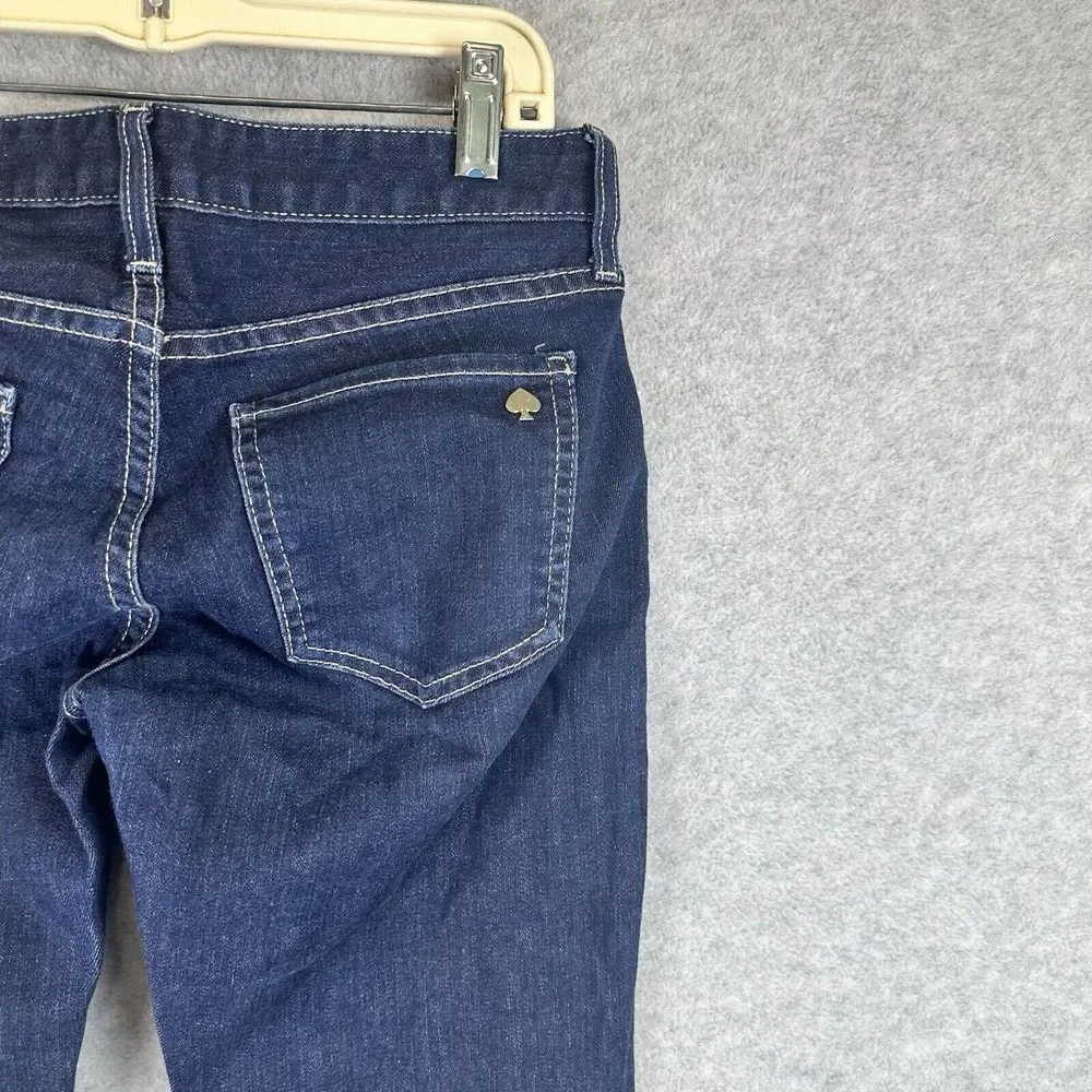 Kate Spade Size 25x24 Broome Street Skinny Women's Denim‎ Blue Jeans Career Slim